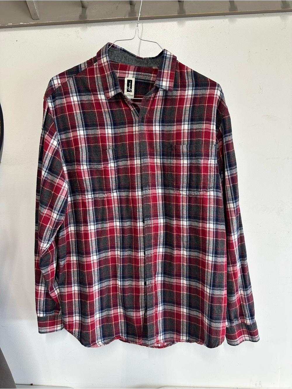 Howe Red and Black Plaid Button-Down Shirt